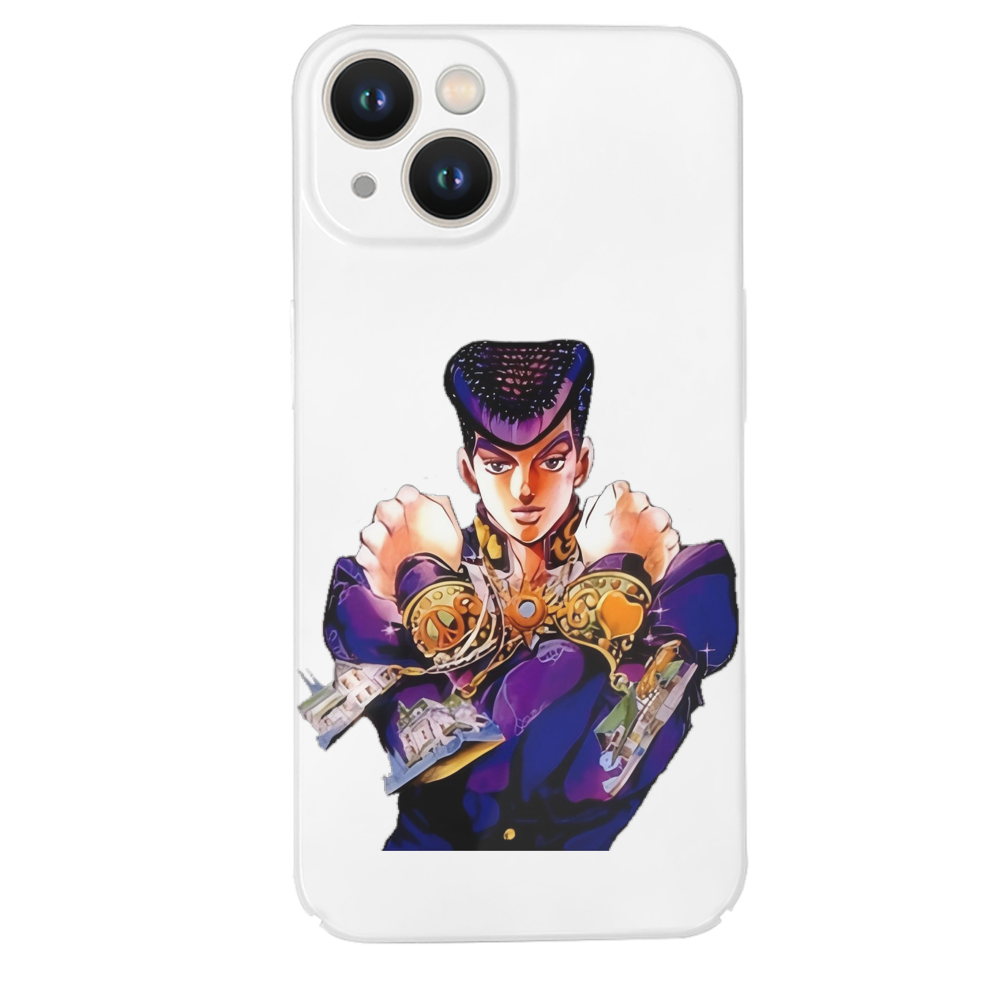 （画像用） ジョジョの奇妙な冒険 ひがしかた じょうすけ JoJo's Bizarre Adventure Higashikata Josuke 【iPhone 14シリーズ対応】ハードケース
